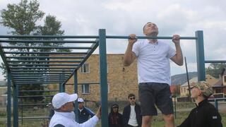 TARTYL FEST в Каркаралы: около 60 спортсменов разных возрастов соревновались в подтягивании на турнике