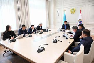 Аким Алматы встретился с генеральным директором по странам СНГ китайской компании iFLYTEK