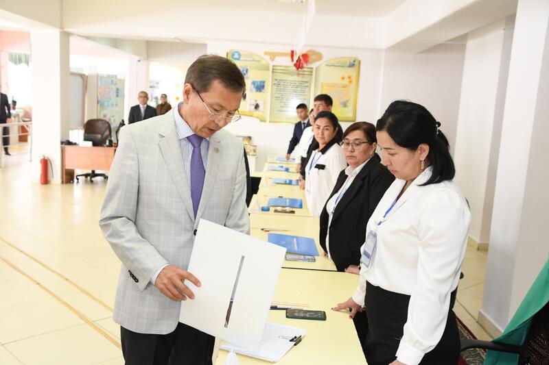 Председатель ЦИК РК Нурлан Абдиров посетил Кызылординскую область с рабочей поездкой