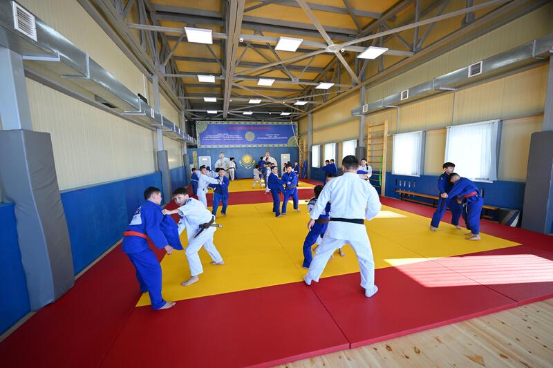 В селе Екпин открылся современный спортивный комплекс