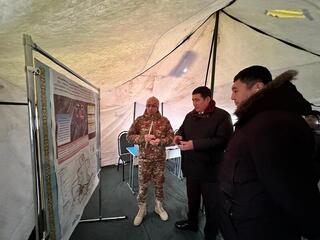 Смотр сводного отряда экстренного реагирования