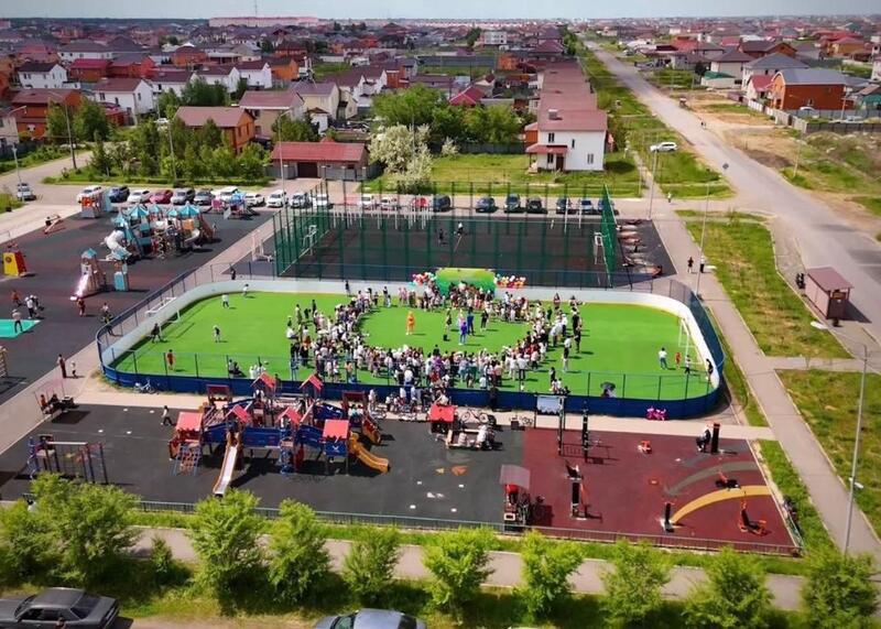 170 дворов и общественных пространств благоустроили в Астане