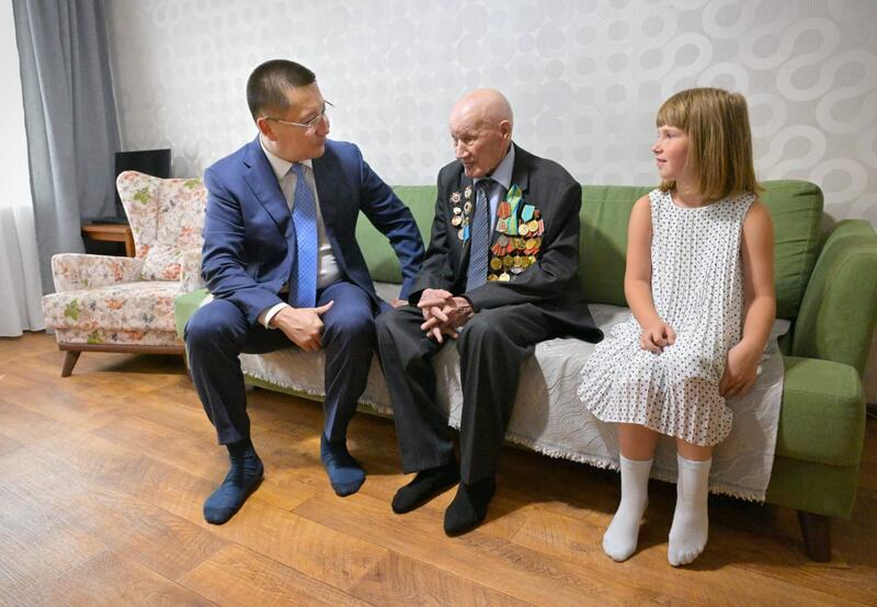 Ветеран Великой Отечественной войны Сергей Выжутович отметил 100-летний юбилей