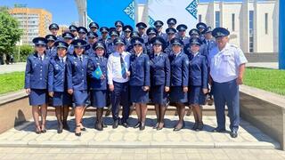 Честь, долг, патриотизм: УИС области Абай на церемонии поднятия флага