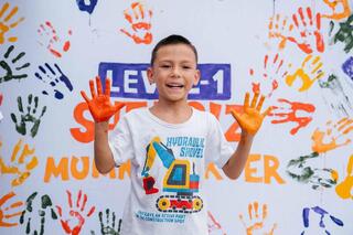 Фонд «Samruk-Kazyna Trust» проводит инклюзивный спортивно-творческий лагерь для особенных детей