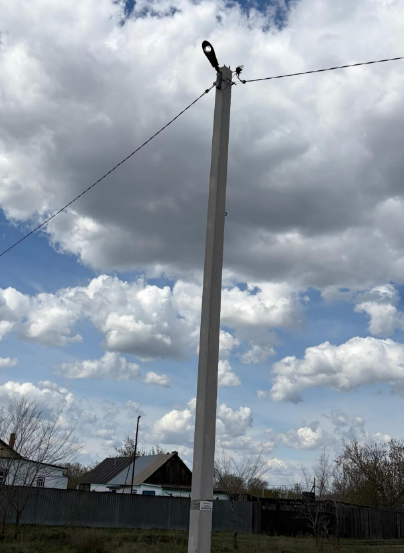 Новые фонари устанавливают в сёлах Карагандинской области