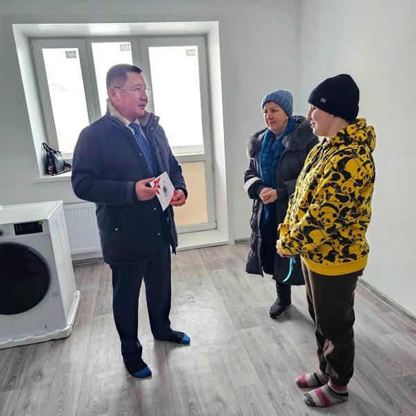 Аким области Асаин Байханов с рабочей поездкой посетил Щербактинский район