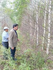 Пресс-релиз по посещению Министром экологии и природных ресурсов зеленной зоны вокруг города Астана