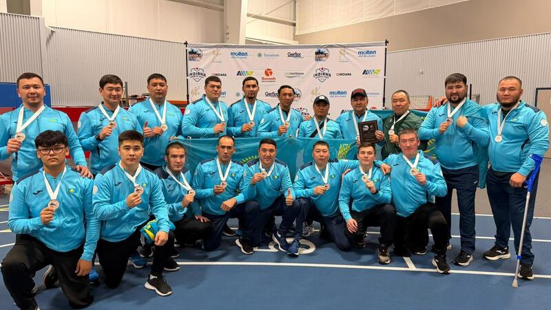 Мужская сборная Казахстана по параволейболу завоевала бронзу на Кубке мира