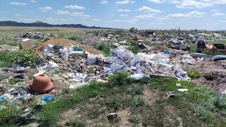 «Таза Қазақстан»: в Абайском районе продолжается работа по ликвидации несанкционированных свалок