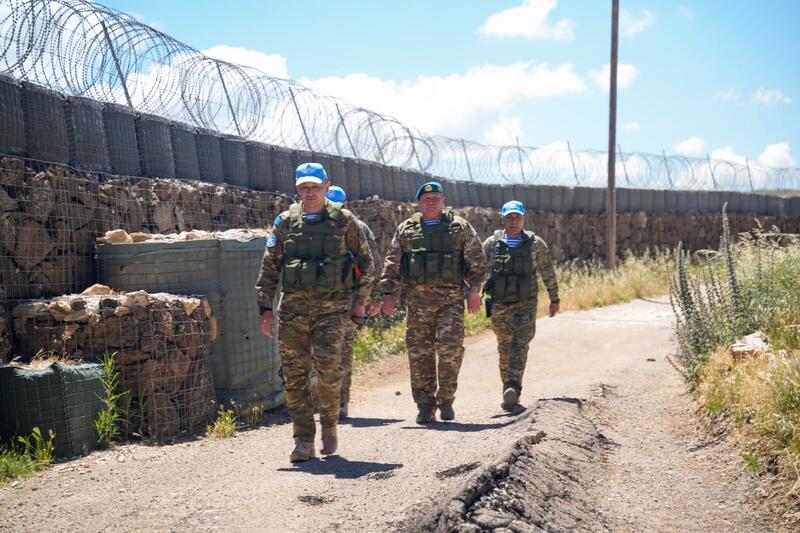 На Голанских высотах состоялась плановая ротация миротворцев Казахстана