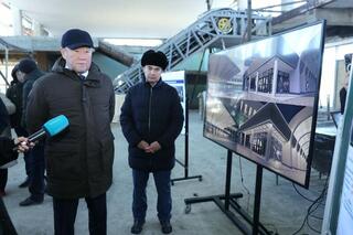 Ход работ по реконструкции здания железнодорожного вокзала