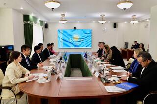 С. Жакупова встретилась с главой Международной организации по миграции Э. Поуп