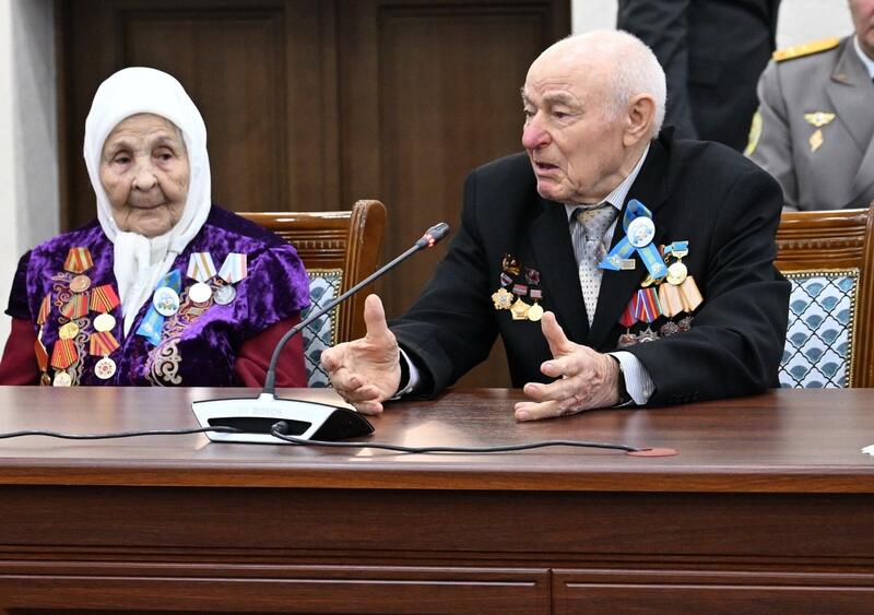 Ветеранам тыла СКО вручили юбилейные медали 80-летия Победы