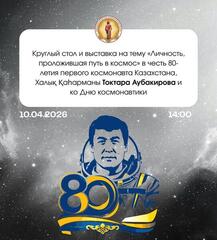 Ко Дню космонавтики в Карагандинском историко-краеведческом музее откроется выставка и пройдёт круглый стол