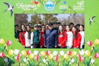 «Жаңару күні»: в Жетісу очистили родник и посадили тысячи деревьев