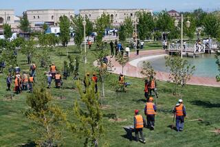 В ТУРКЕСТАНСКОЙ ОБЛАСТИ В РАМКАХ ЭКОАКЦИИ 