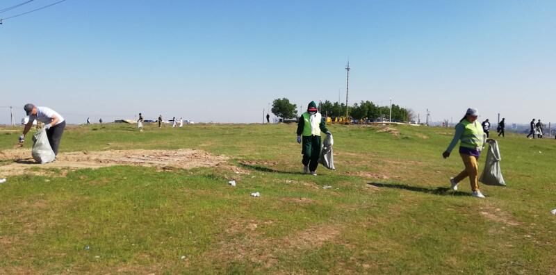 АЛЬ-ФАРАБИЙСКИЙ РАЙОН ПРИНЯЛ УЧАСТИЕ В АКЦИИ «ТАЗА КАЗАХСТАН»
