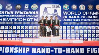 Семь медалей завоевали карагандинцы на чемпионате мира по рукопашному бою
