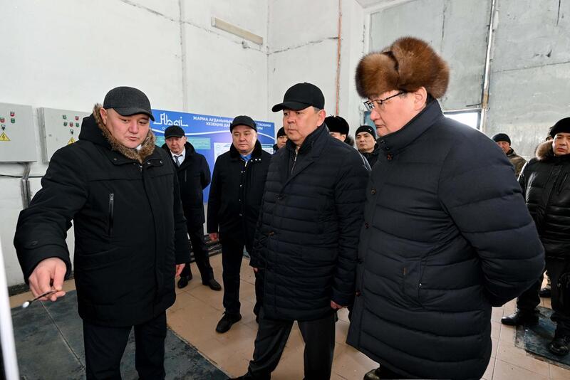 Вице-премьер Канат Бозумбаев ознакомился с ходом противопаводковых мероприятий в области Абай