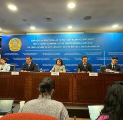 Брифинг на площадке пресс-центра Правительства Республики Казахстан по разъяснению вопросов о всеобщем декларировании и мобильных переводах в РК