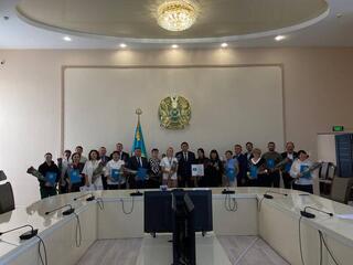 29 августа, в канун празднования 30-летия Конституции Республики Казахстан, состоялось торжественное собрание