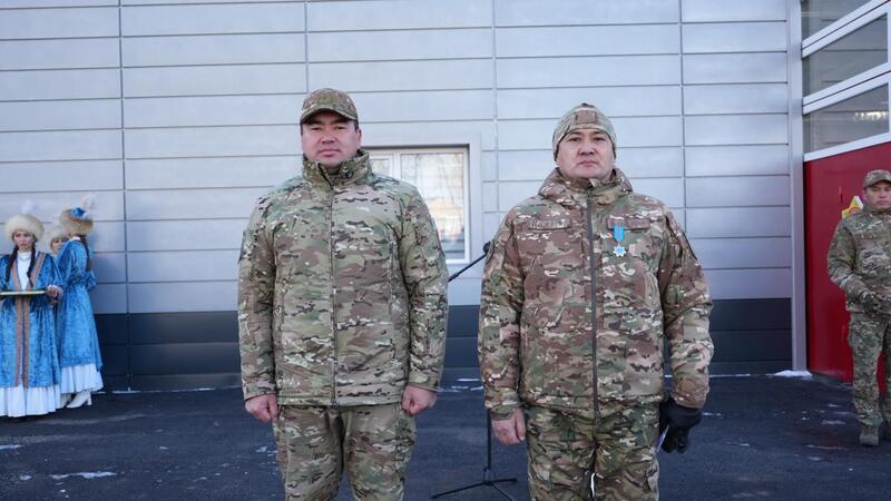 В селе Сарыозек начала работу обновленная пожарная часть