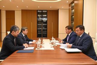 Глава региона встретился с председателем правления АО «KEGOC»