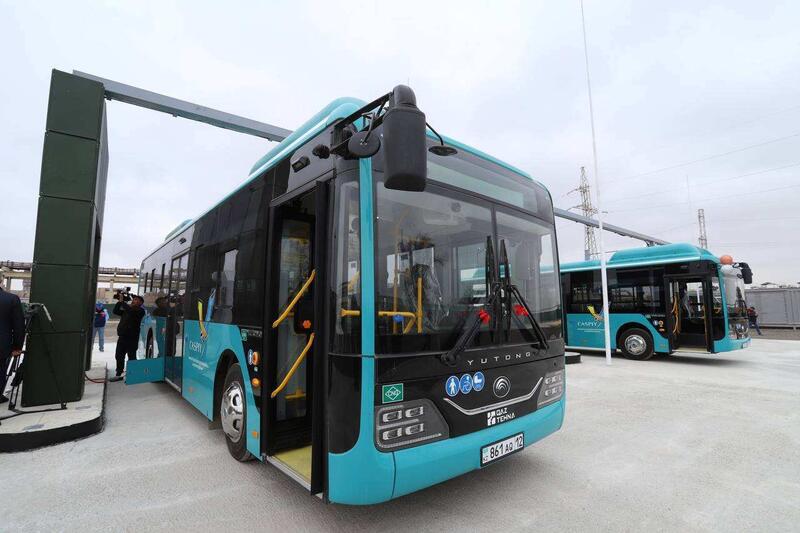 Экологически чистый транспорт: новые автобусы на метане курсируют в Мангистау