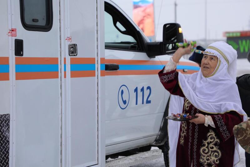 МЧС РК усиливает трассово-медико-спасательную службу новым реанимобилем