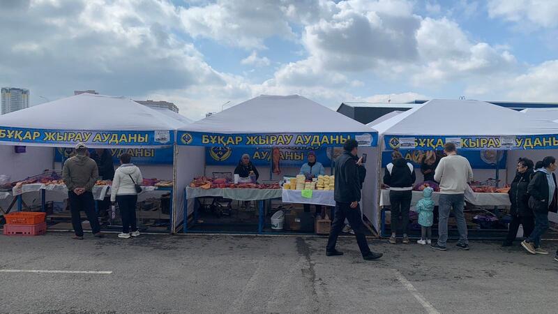 Более 120 тонн продукции предложили карагандинцам на сельхозярмарке «Ауыл береке»