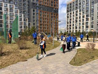 «Таза Казахстан»: порядка 7 тыс. столичных строителей присоединились к экологической акции