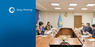 Вице-министр финансов РК Даурен Кенбеил встретился с главой миссии Международного валютного фонда (МВФ)