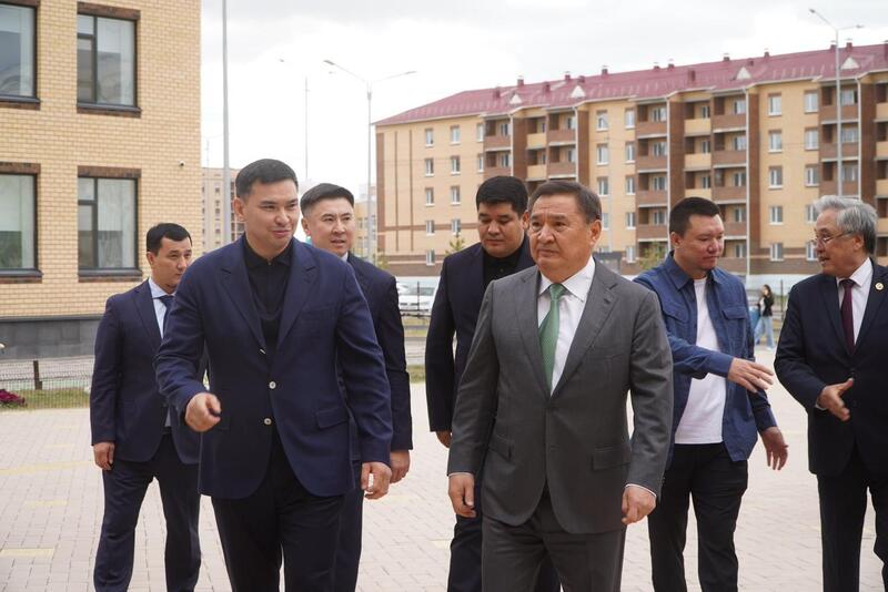 В Акмолинской области впервые открыли специализированный зал борьбы на базе школы