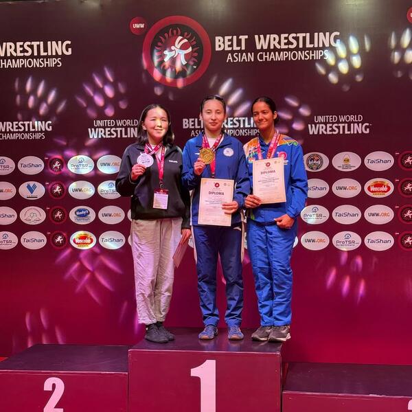 Столичные спортсмены стали победителя и призерами чемпионата Азии по борьбе на поясах