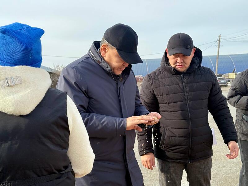 Аким области с рабочей поездкой посетил Жамбылский район