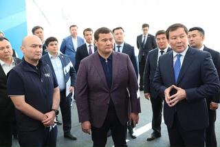 Нурлыбек Налибаев ознакомился с ходом дорожного строительства в Актюбинской области