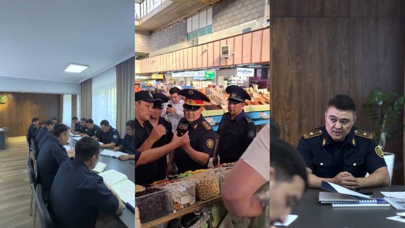 Начальник ДП Алматы провел рабочую встречу и объезд Медеуского района
