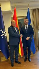 Посол Казахстана встретился с Министром иностранных дел Республики Северная Македония