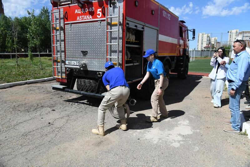 Лучших юных спасателей определяли в Астане