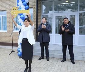 В Актюбинской области в День Республики открылась еще одна школа