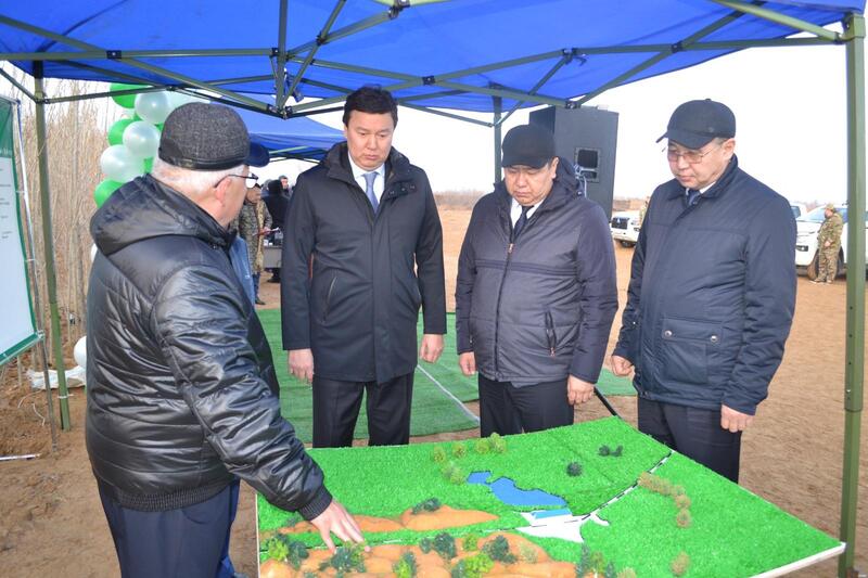 Шалкарским лесникам передали автомобили и дроны