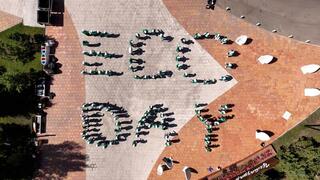 День без пластика: необычный экофлешмоб провели в Астане