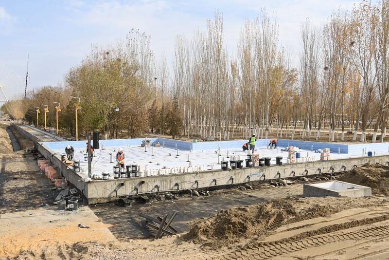 Парк Президента в Кызылорде обретет новый облик