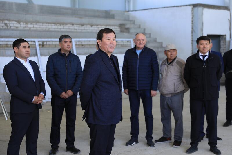 В Алге строят ФОК и ремонтируют центральный стадион