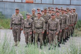 В Таразе встретили военнослужащих механизированной бригады РгК «Юг»