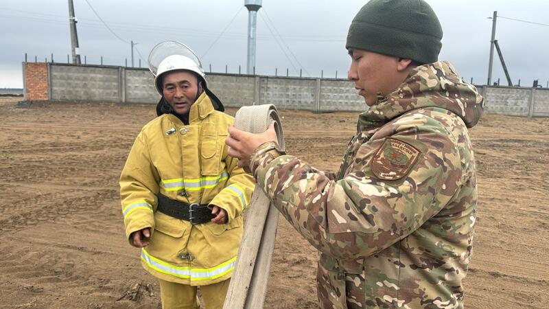 «Ауыл құтқарушылары» повышают уровень пожарной безопасности сельских территорий области Абай