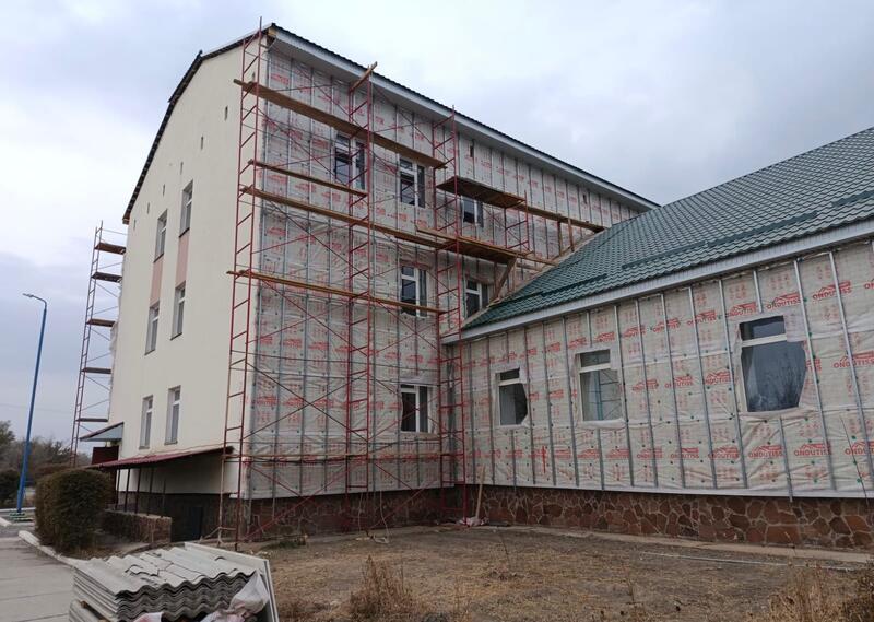 В Аксуатской районной больнице проводится капитальный ремонт