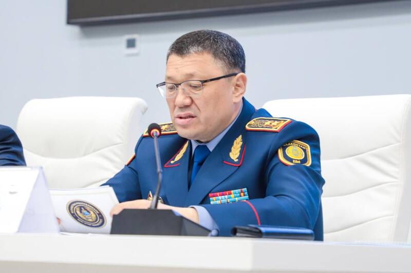 Глава МВД Ержан Саденов посетил Атыраускую область с рабочим визитом