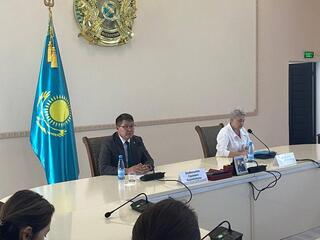 Встреча с директором филиала Академии государственного управления в Карагандинской области